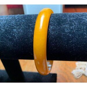 Marbled Butterscotch Bakelite Bracelet Retro Classic Statement Piece Vintage Jew
